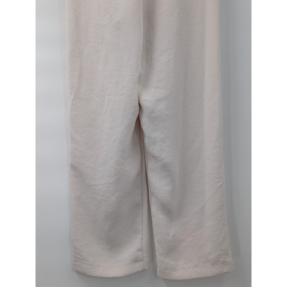 ASTR The Label Pants Women's size Small Belted Cropped Dress Pant‎ Cream - Picture 8 of 11